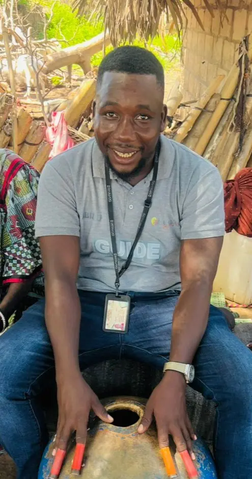 Abdou, membre de l’équipe La Teranga de Babacar