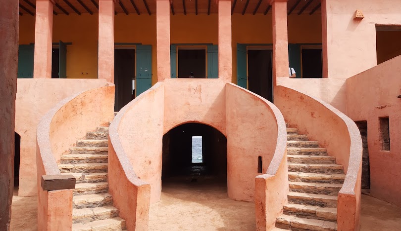 La maison des esclave, musée du commerce triangulaire à l'ile de Gorée au Sénégal